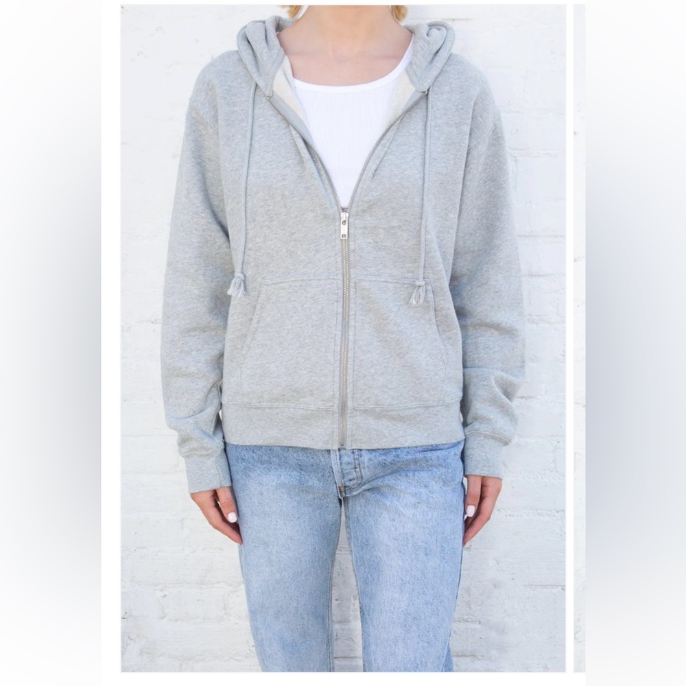 Brandy Melville Christy hoodie gray
